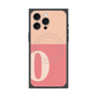 プレミアムパネル with MagSafe［ オリジナル - initial two tone - O pink ］