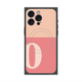 プレミアムパネル with MagSafe［ オリジナル - initial two tone - O pink ］