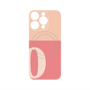プレミアムパネル with MagSafe［ オリジナル - initial two tone - O pink ］