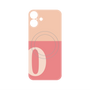 プレミアムパネル with MagSafe［ オリジナル - initial two tone - O pink ］