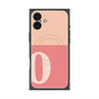 プレミアムパネル with MagSafe［ オリジナル - initial two tone - O pink ］