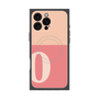 プレミアムパネル with MagSafe［ オリジナル - initial two tone - O pink ］