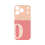 プレミアムパネル with MagSafe［ オリジナル - initial two tone - O pink ］