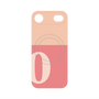 プレミアムパネル with MagSafe［ オリジナル - initial two tone - O pink ］