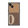 プレミアムパネル with MagSafe［ オリジナル - initial two tone - O brown ］