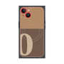プレミアムパネル with MagSafe［ オリジナル - initial two tone - O brown ］