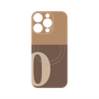 プレミアムパネル with MagSafe［ オリジナル - initial two tone - O brown ］