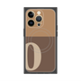 プレミアムパネル with MagSafe［ オリジナル - initial two tone - O brown ］