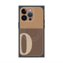 プレミアムパネル with MagSafe［ オリジナル - initial two tone - O brown ］