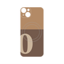プレミアムパネル with MagSafe［ オリジナル - initial two tone - O brown ］