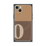 プレミアムパネル with MagSafe［ オリジナル - initial two tone - O brown ］