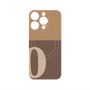 プレミアムパネル with MagSafe［ オリジナル - initial two tone - O brown ］