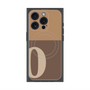 プレミアムパネル with MagSafe［ オリジナル - initial two tone - O brown ］