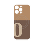 プレミアムパネル with MagSafe［ オリジナル - initial two tone - O brown ］