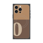 プレミアムパネル with MagSafe［ オリジナル - initial two tone - O brown ］