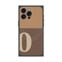プレミアムパネル with MagSafe［ オリジナル - initial two tone - O brown ］