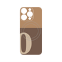 プレミアムパネル with MagSafe［ オリジナル - initial two tone - O brown ］