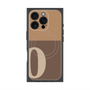 プレミアムパネル with MagSafe［ オリジナル - initial two tone - O brown ］
