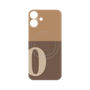 プレミアムパネル with MagSafe［ オリジナル - initial two tone - O brown ］