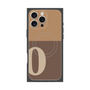 プレミアムパネル with MagSafe［ オリジナル - initial two tone - O brown ］