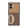 プレミアムパネル with MagSafe［ オリジナル - initial two tone - O brown ］