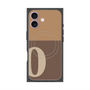 プレミアムパネル with MagSafe［ オリジナル - initial two tone - O brown ］