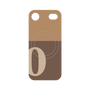 プレミアムパネル with MagSafe［ オリジナル - initial two tone - O brown ］