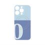 プレミアムパネル with MagSafe［ オリジナル - initial two tone - O blue ］