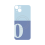 プレミアムパネル with MagSafe［ オリジナル - initial two tone - O blue ］