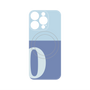 プレミアムパネル with MagSafe［ オリジナル - initial two tone - O blue ］