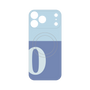 プレミアムパネル with MagSafe［ オリジナル - initial two tone - O blue ］