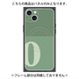 プレミアムパネル with MagSafe［ オリジナル - initial two tone - O green ］
