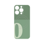 プレミアムパネル with MagSafe［ オリジナル - initial two tone - O green ］