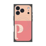 プレミアムパネル with MagSafe［ オリジナル - initial two tone - P pink ］