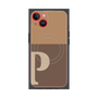 プレミアムパネル with MagSafe［ オリジナル - initial two tone - P brown ］