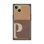 プレミアムパネル with MagSafe［ オリジナル - initial two tone - P brown ］