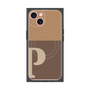 プレミアムパネル with MagSafe［ オリジナル - initial two tone - P brown ］