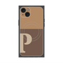 プレミアムパネル with MagSafe［ オリジナル - initial two tone - P brown ］
