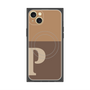プレミアムパネル with MagSafe［ オリジナル - initial two tone - P brown ］