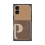プレミアムパネル with MagSafe［ オリジナル - initial two tone - P brown ］