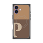 プレミアムパネル with MagSafe［ オリジナル - initial two tone - P brown ］