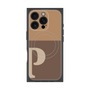 プレミアムパネル with MagSafe［ オリジナル - initial two tone - P brown ］