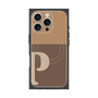 プレミアムパネル with MagSafe［ オリジナル - initial two tone - P brown ］