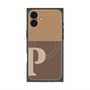 プレミアムパネル with MagSafe［ オリジナル - initial two tone - P brown ］