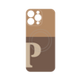 プレミアムパネル with MagSafe［ オリジナル - initial two tone - P brown ］