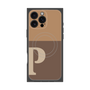 プレミアムパネル with MagSafe［ オリジナル - initial two tone - P brown ］