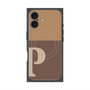 プレミアムパネル with MagSafe［ オリジナル - initial two tone - P brown ］