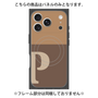 プレミアムパネル with MagSafe［ オリジナル - initial two tone - P brown ］