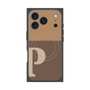 プレミアムパネル with MagSafe［ オリジナル - initial two tone - P brown ］