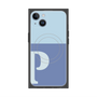 プレミアムパネル with MagSafe［ オリジナル - initial two tone - P blue ］